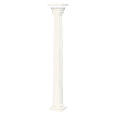 Corinthian Marble column in 3D