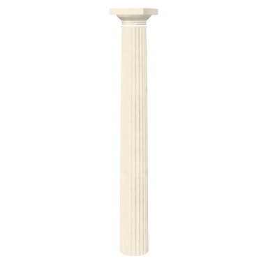 Doric Fluted column in 3D