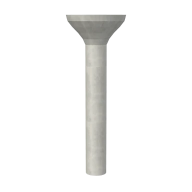 Flared Mushroom column in 3D