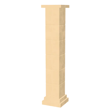 Stone Pier column in 3D