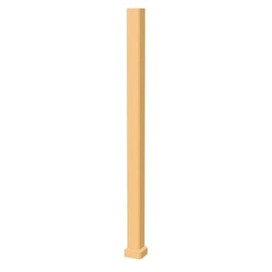 Timber Post column in 3D