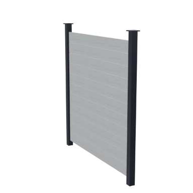 Composite panel fence in 3D