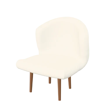 Barrel Tub Lounge chair in 3D