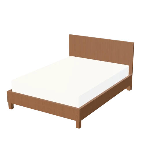 Double Bed bed in 3D