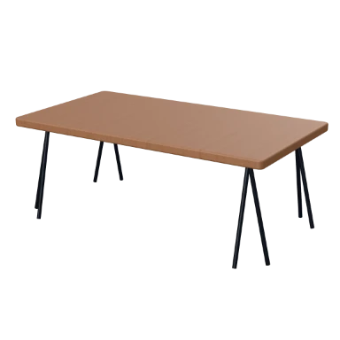 Hairpin Coffee coffee table in 3D
