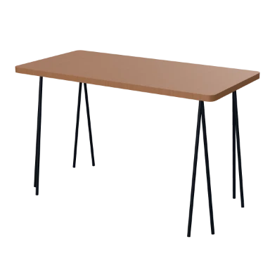 Hairpin Table table in 3D