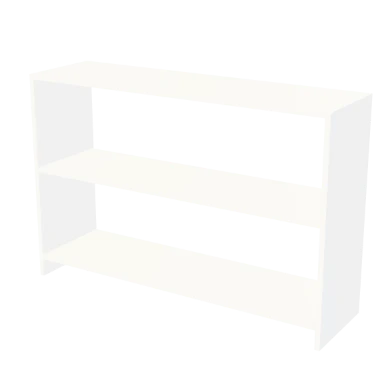 Low Shelf shelving in 3D