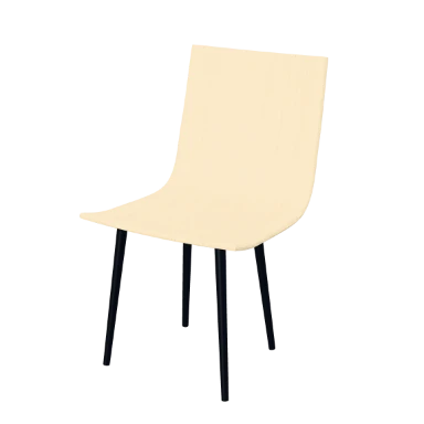 Molded Shell chair in 3D