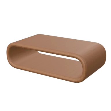 Oval Loop coffee table in 3D