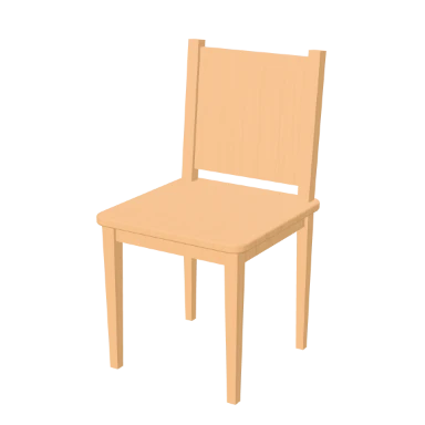 Panel Chair chair in 3D