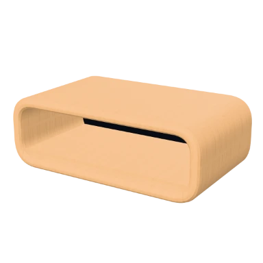 Rounded Loop coffee table in 3D