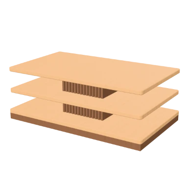 Tiered Shelves coffee table in 3D