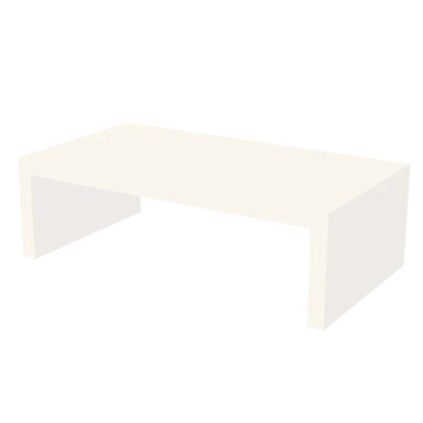Waterfall Frame coffee table in 3D