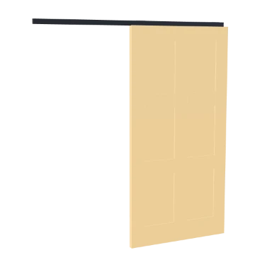 Barn Door door in 3D