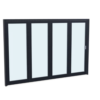 Bifold Patio Doors door in 3D