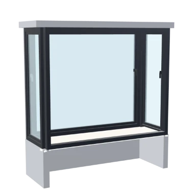 Box Bay window in 3D