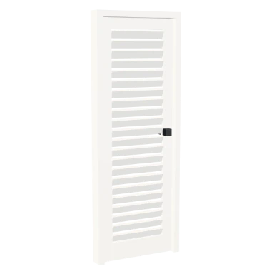 Louvered Door door in 3D
