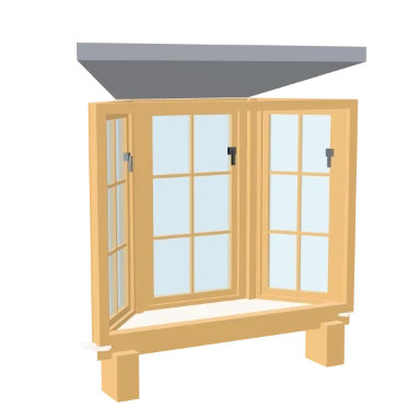 Oriel Window window in 3D