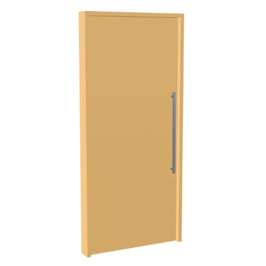 Pivot Door door in 3D