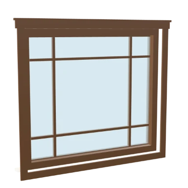 Prairie Feature Window window in 3D