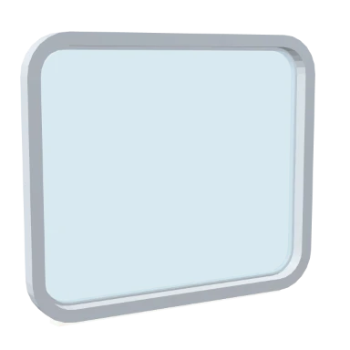 Soft-Corner Window window in 3D