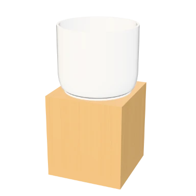 Oak plinth in 3D
