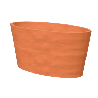 Window trough, terracotta in 3D
