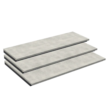 Floating Terrace Slabs staircase in 3D