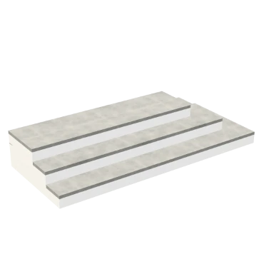 Wrapped Terrace Steps staircase in 3D