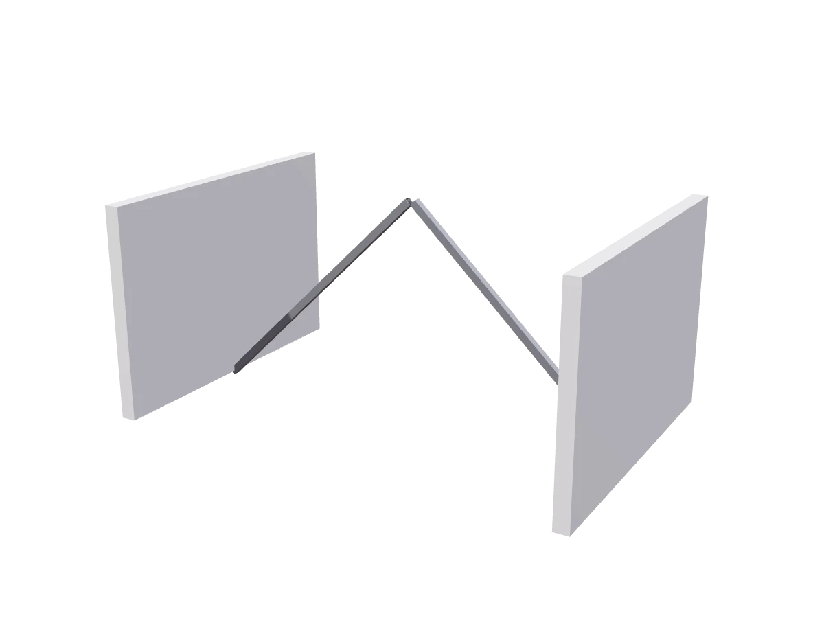 Home 3D Plan braced frame with its members