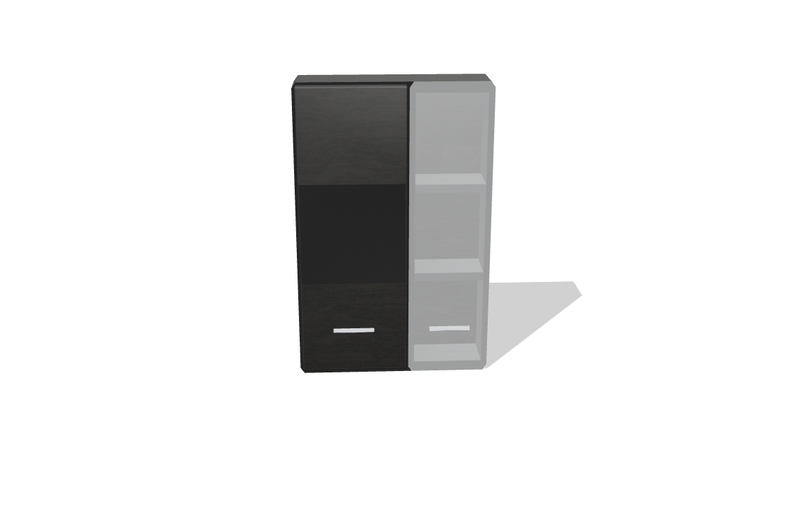 Wall cabinet in 3D